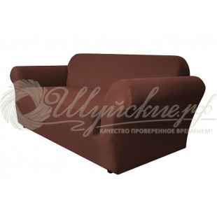 Чехол на 2-хм диван Бирмингем шоколад  фото